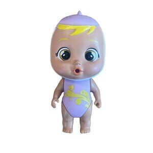CRY BABIES MAGIC TEARS DOLL 5” Purple Shark Blonde Hair Hazel Eyes Doll Only